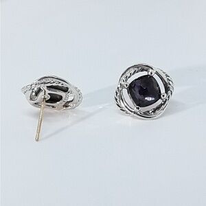 David Yurman black orchid infinity earrings